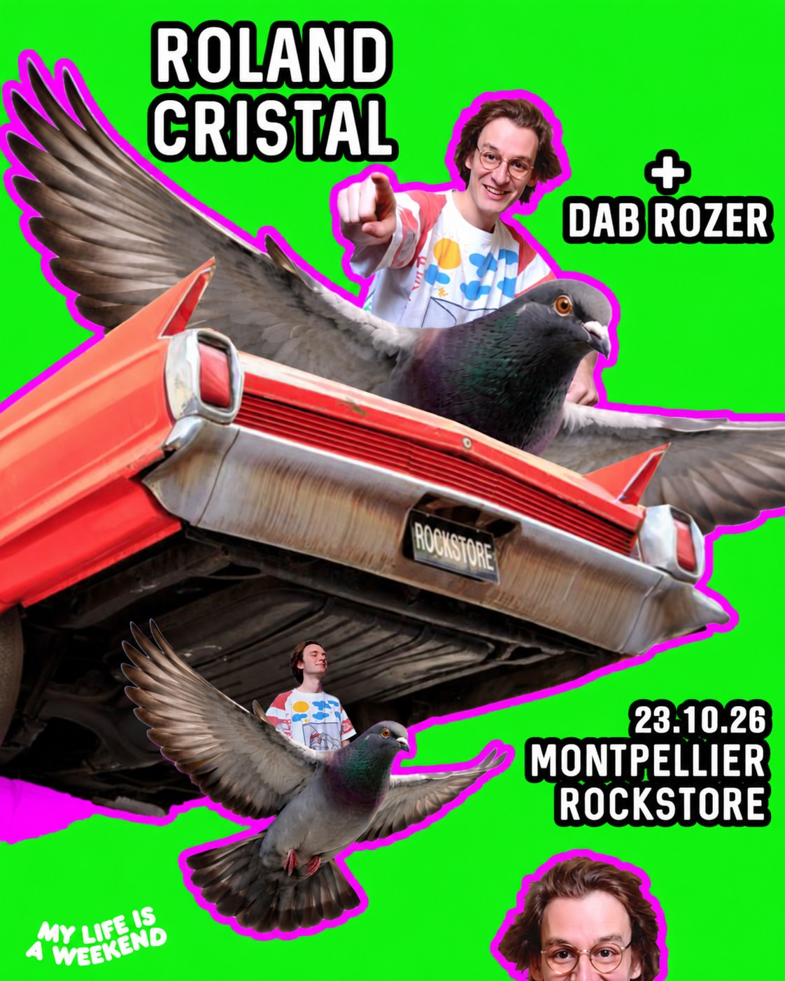 ROLAND CRISTAL + DAB ROZER - Rockstore, 23 octobre 2026