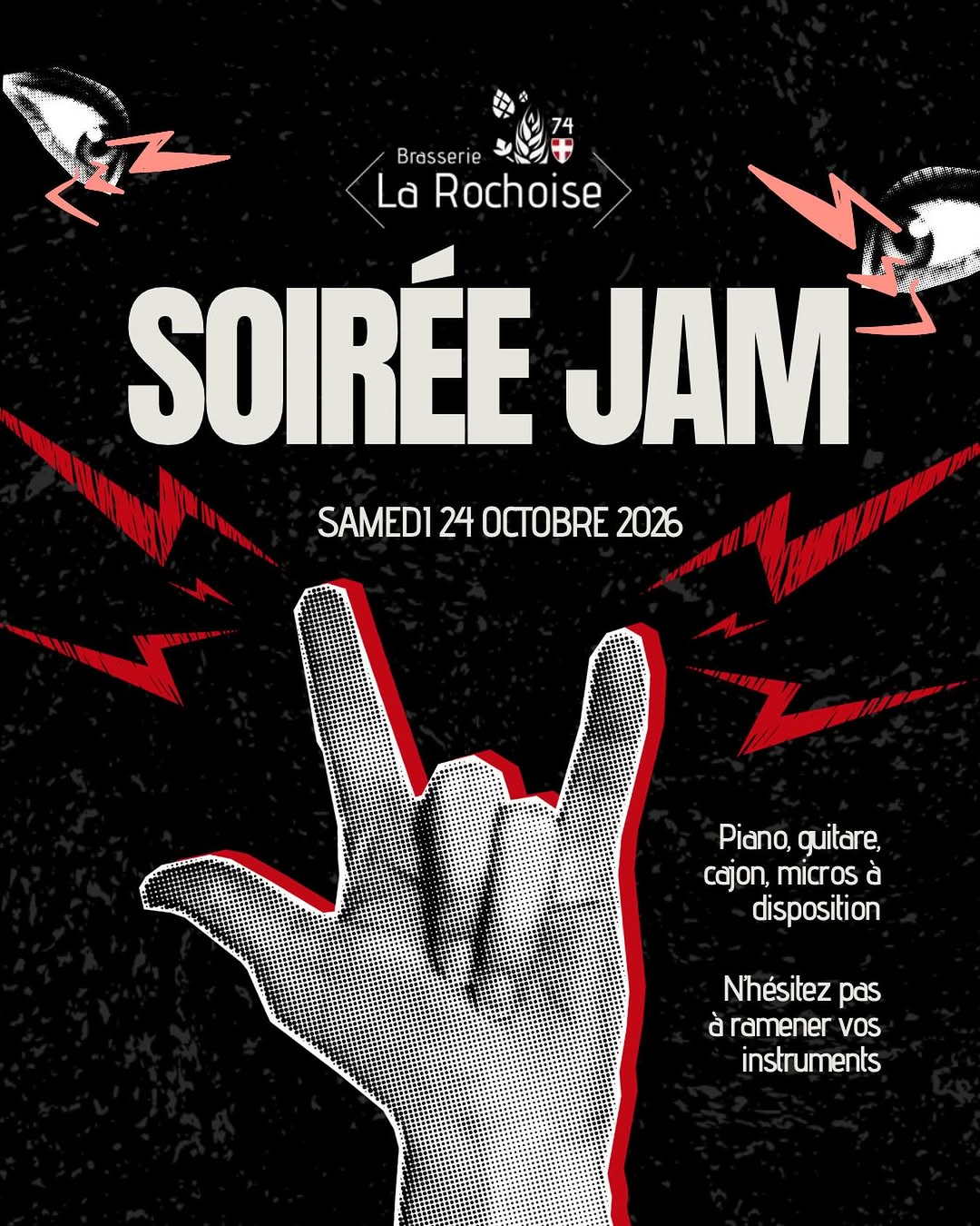 Soirée Jam à La Rochoise