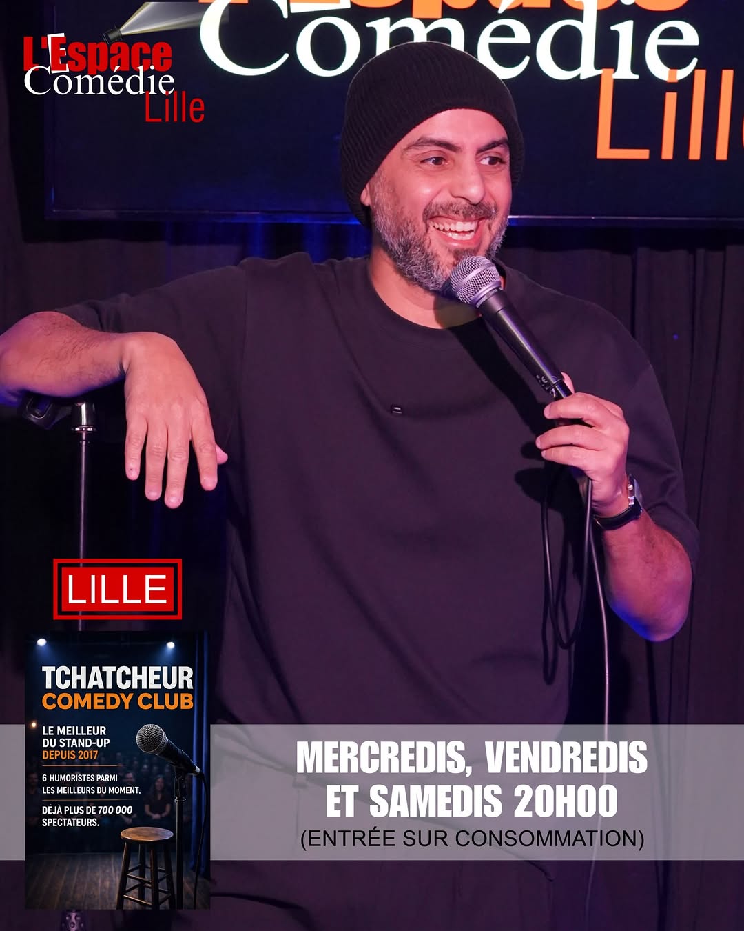 Spectacle Humour Tchatcheur Comedy Club