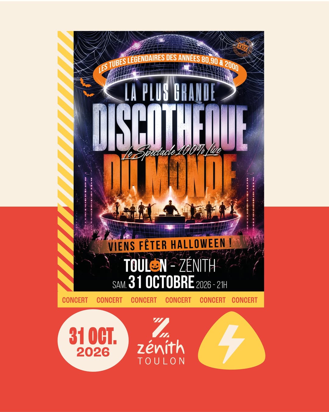 Concert Live Disco @ ZÉNITH DE TOULON