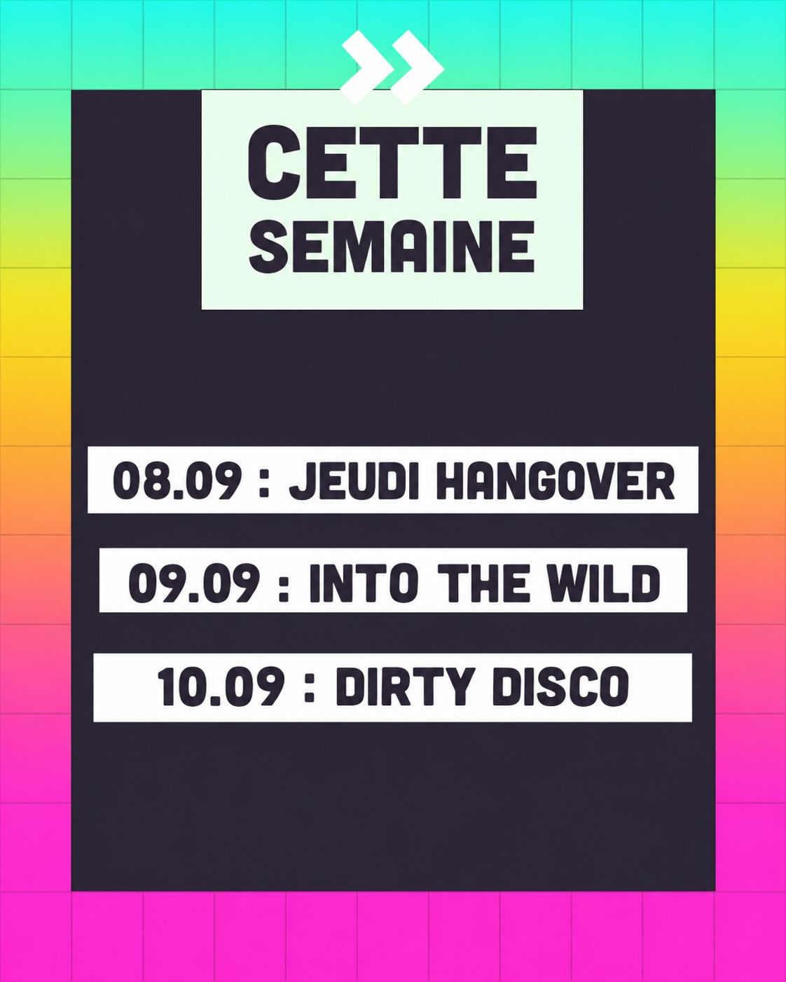 Samedi — Dirty Disco