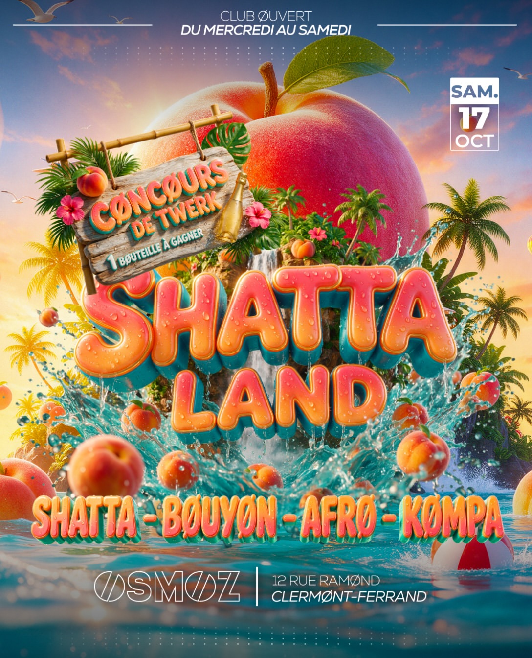 🍑 Ce Søir C’est la Shaaaattaaa🍑🌴