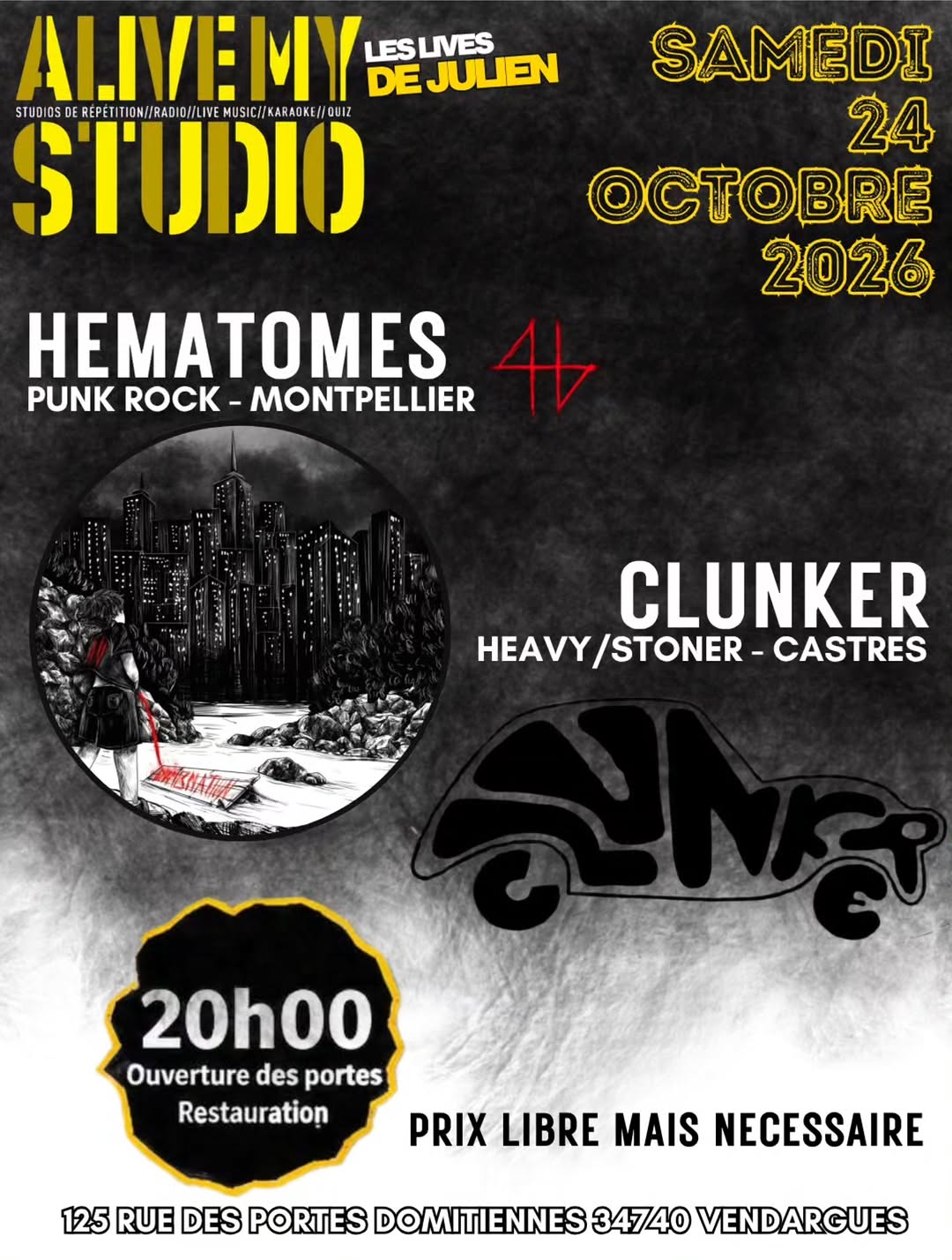 Concert Live avec alivemystudio @ Alive my Studio