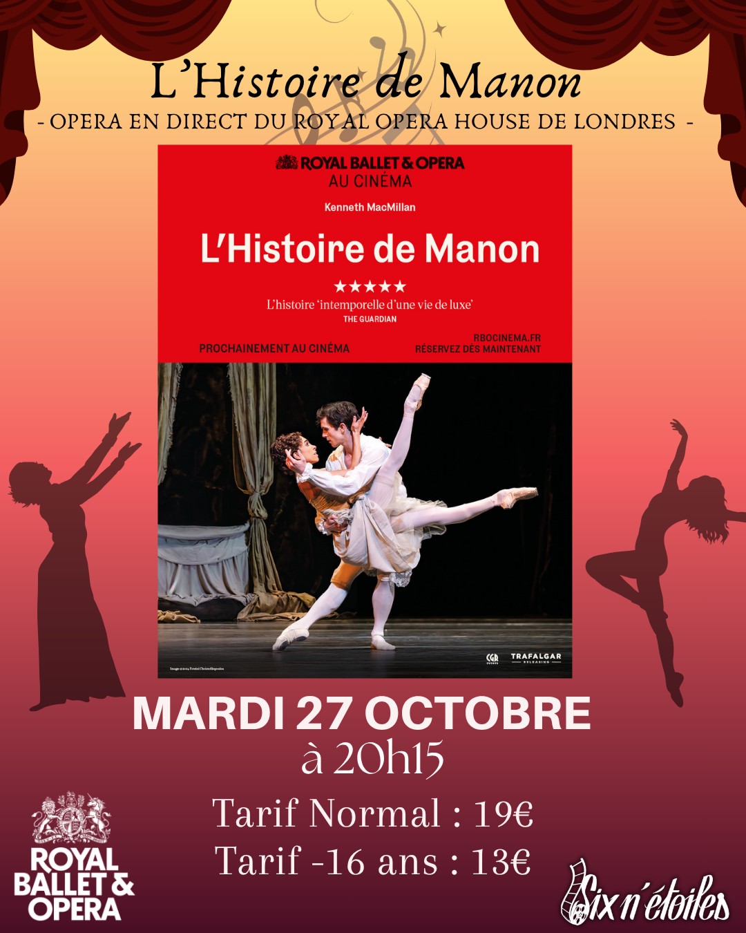 🎭 Saison 2026-2027 des Opéra Ballets en Direct ! 🎭