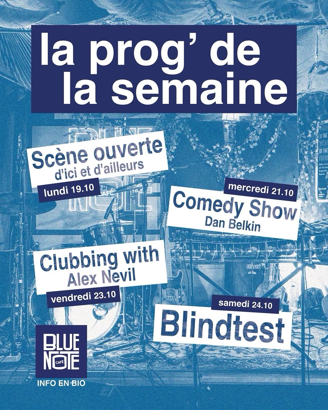 samedi : Blindtest d’octobre - réservations par mail, équipe de 5 max. - bouteilles à gagner ! 🏆