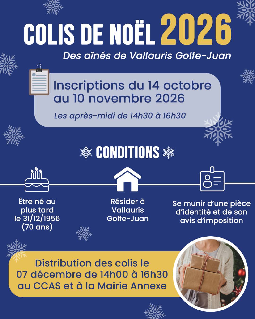 Distribution Colis de Noël