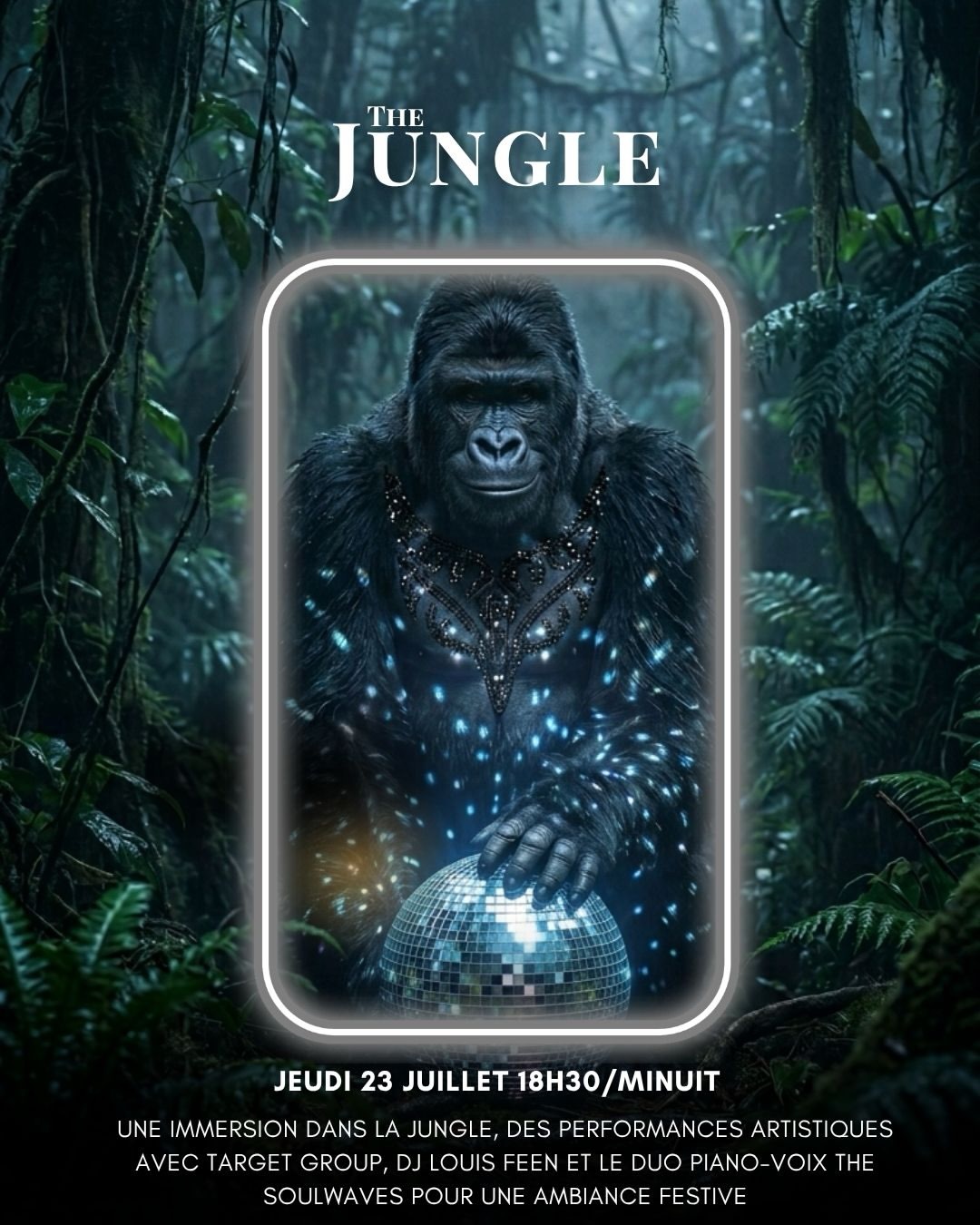 🌴 Le Skybar se transforme en jungle le jeudi 23 juillet. 🦍