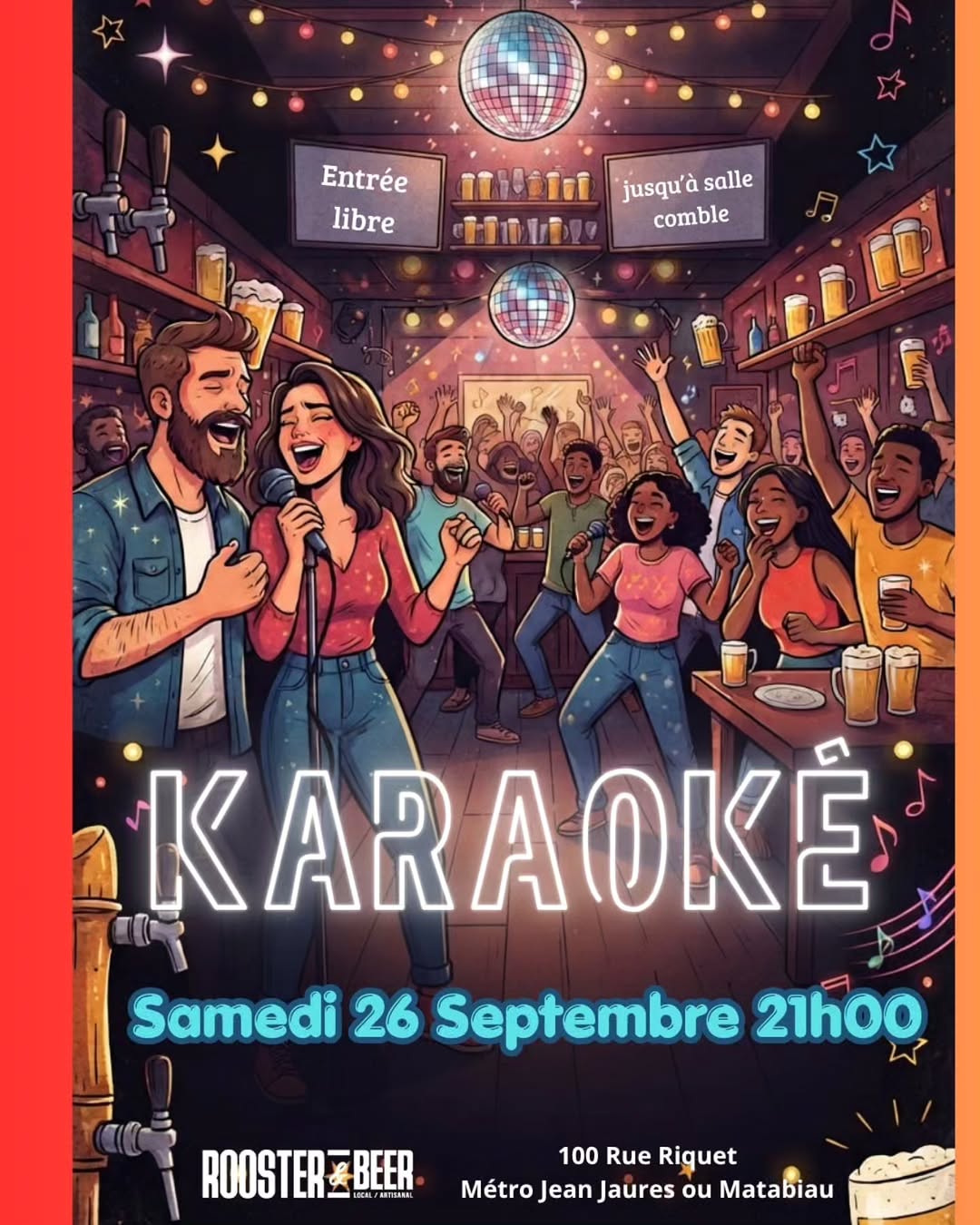 Samedi 26 Septembre, on va chanter !