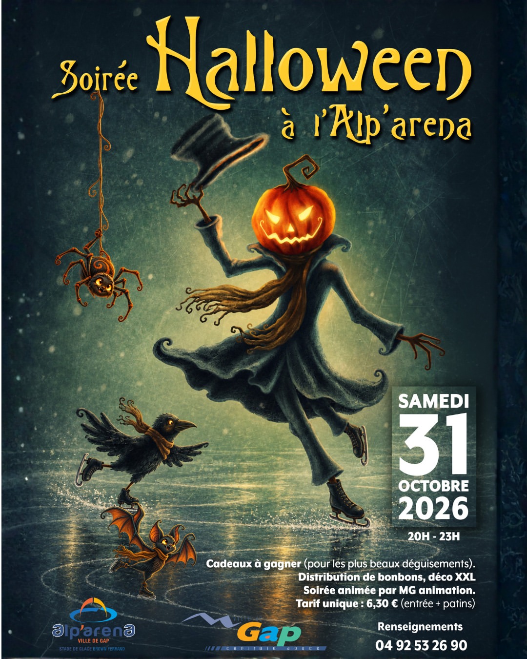 🎃 La soirée Halloween arrive à l’Alp’Arena ! 👻