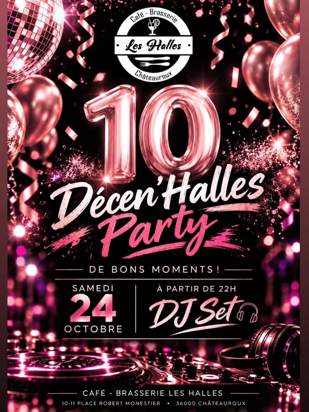 đ©· les 10 Ans des Halles, Ăa Se FĂȘte en Rose ! đ©·