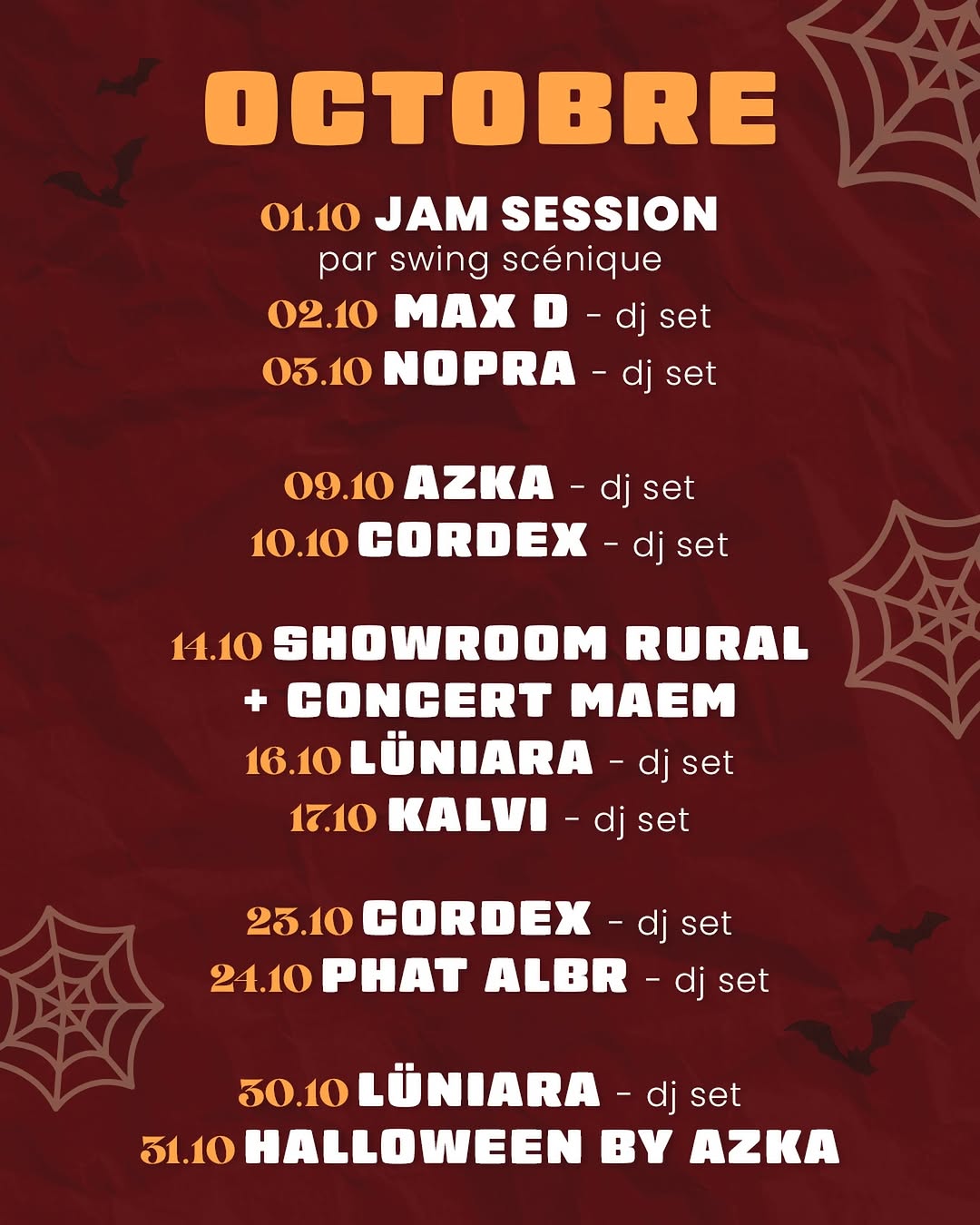 Concert Halloween by AZKA
