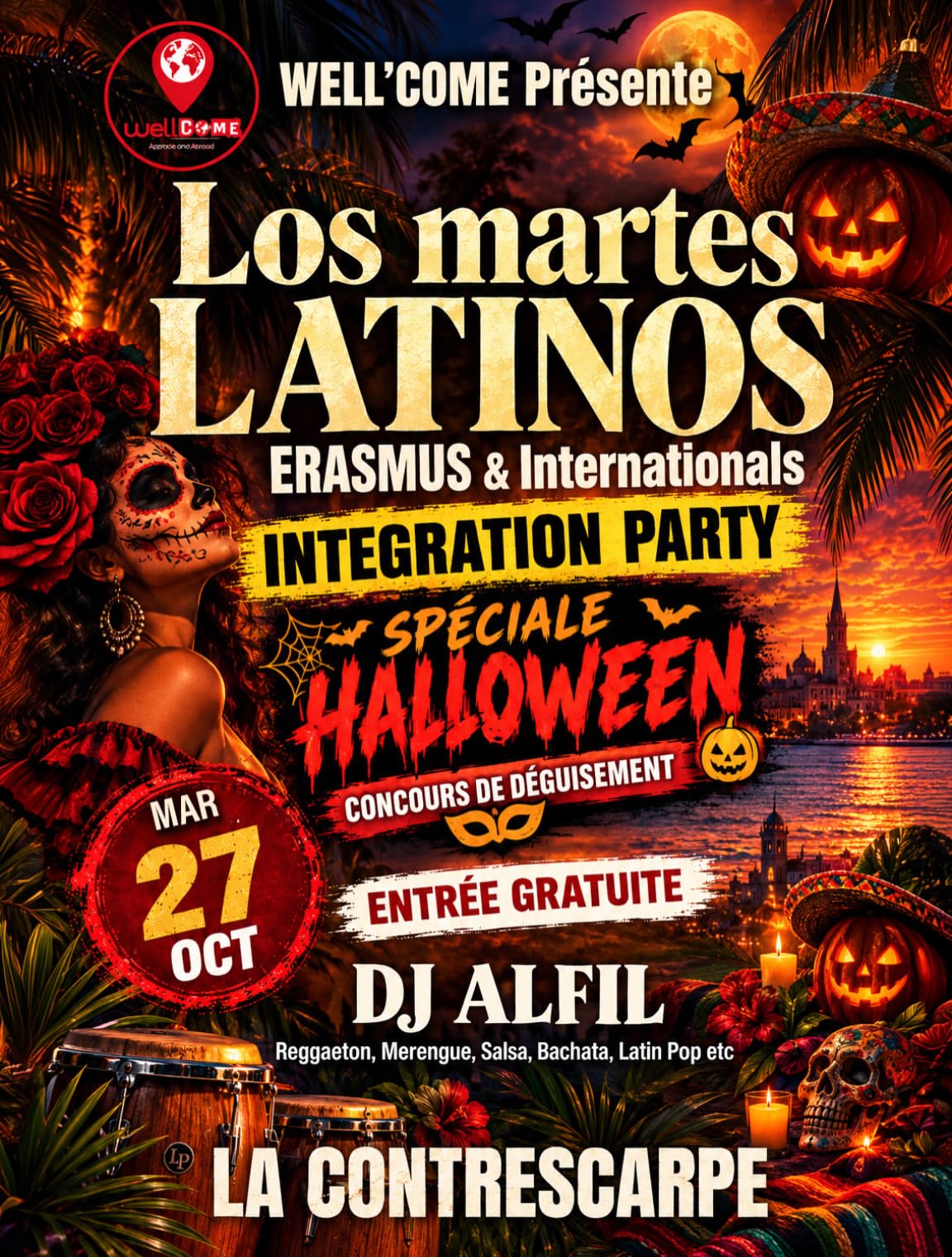 Soiree Halloween Latino