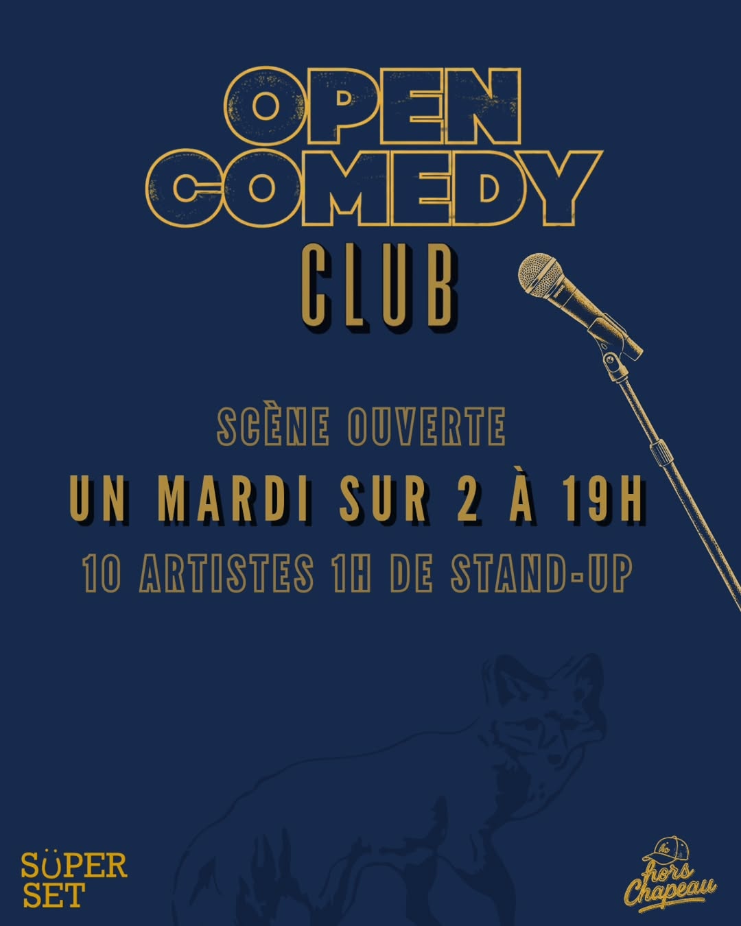 Avec @le_club_toulouse on a trop hâte de vous retrouver pour ce nouveau rdv : L'OPEN COMEDY CLUB