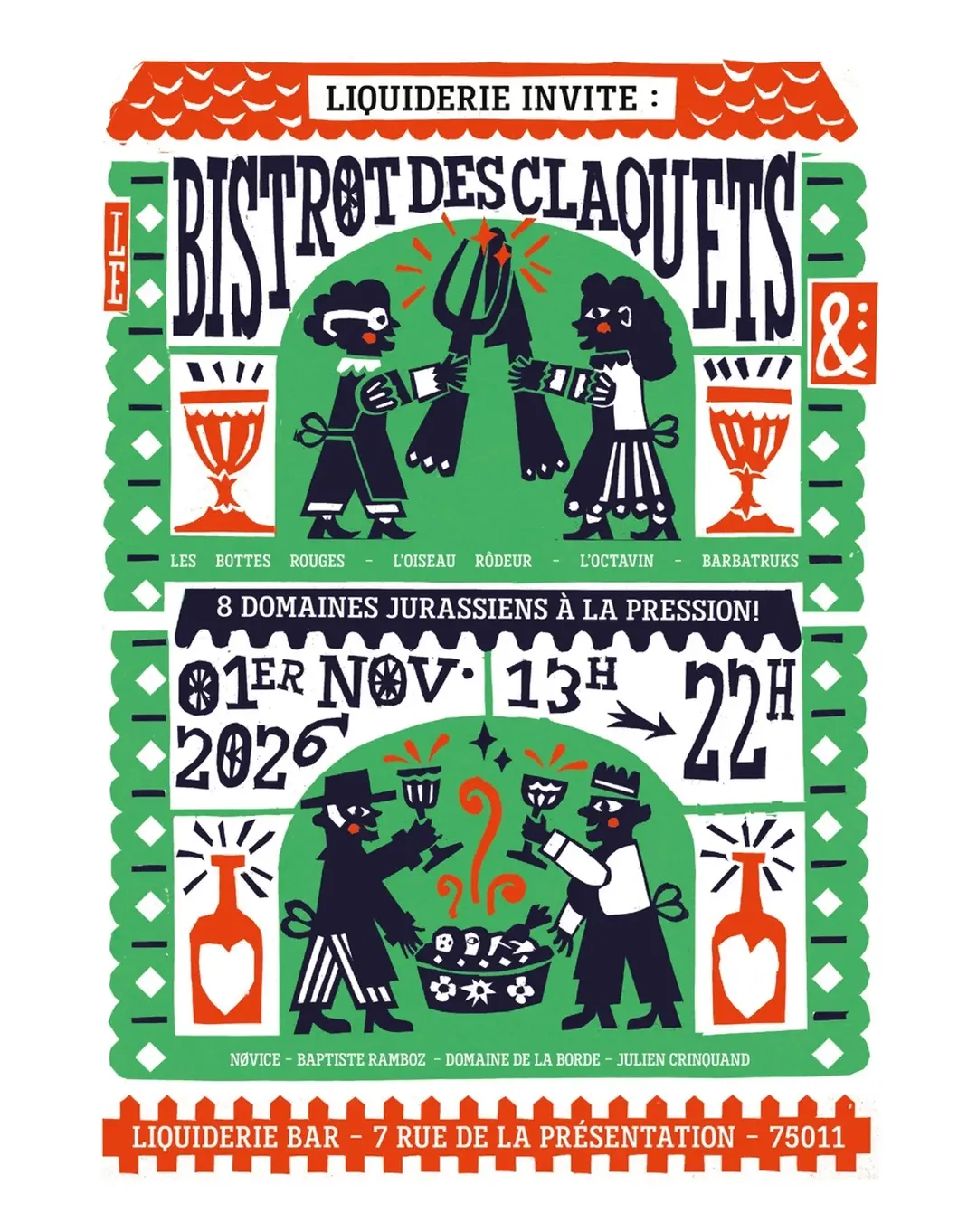 Brunch avec Bistrot des Claquets