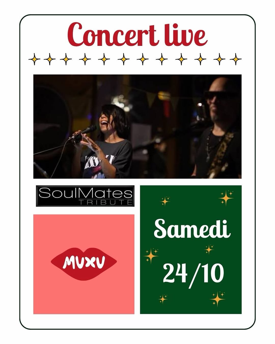Soulmates Tribute en Live au Muxu !