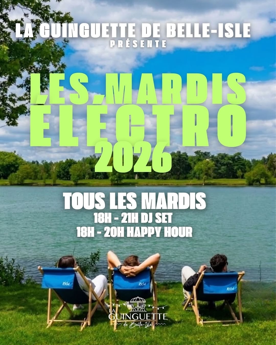 Les Mardis Électro sont de retour à la Guinguette ! ☀