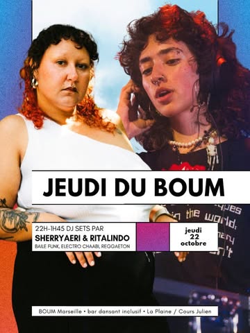 🌈 JEUDI DU BOUM Le jeudi 22 octobre on se chauffe au rythme de ⭐SHERRYAERI & RITALINDO⭐