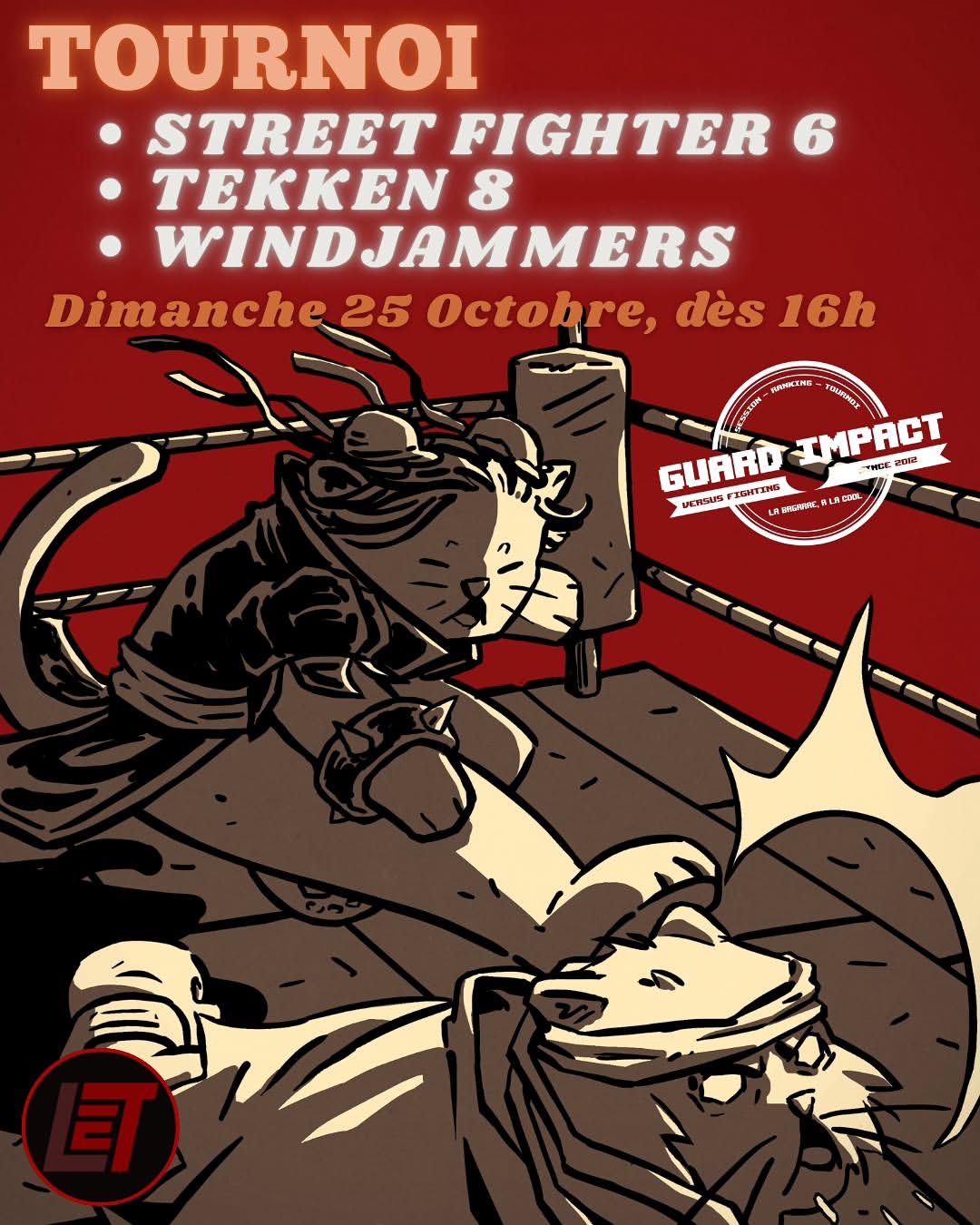 Ce Dimanche 25 Octobre, Les Enfants Terribles et @guardimpact29 organisent un nouveau tournoi !