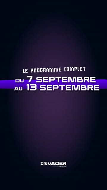 ÉNORME programme pour la semaine du 7 septembre à @invadermontpellier ! Tu y retrouveras…