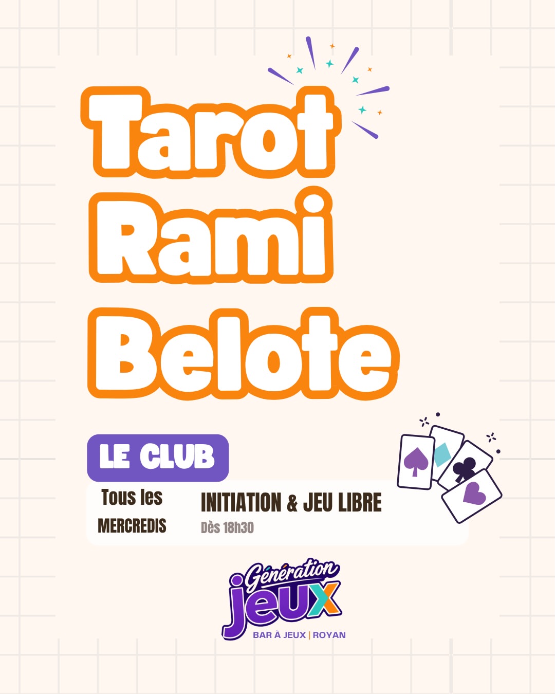 Soirée @ Generation Jeux Royan