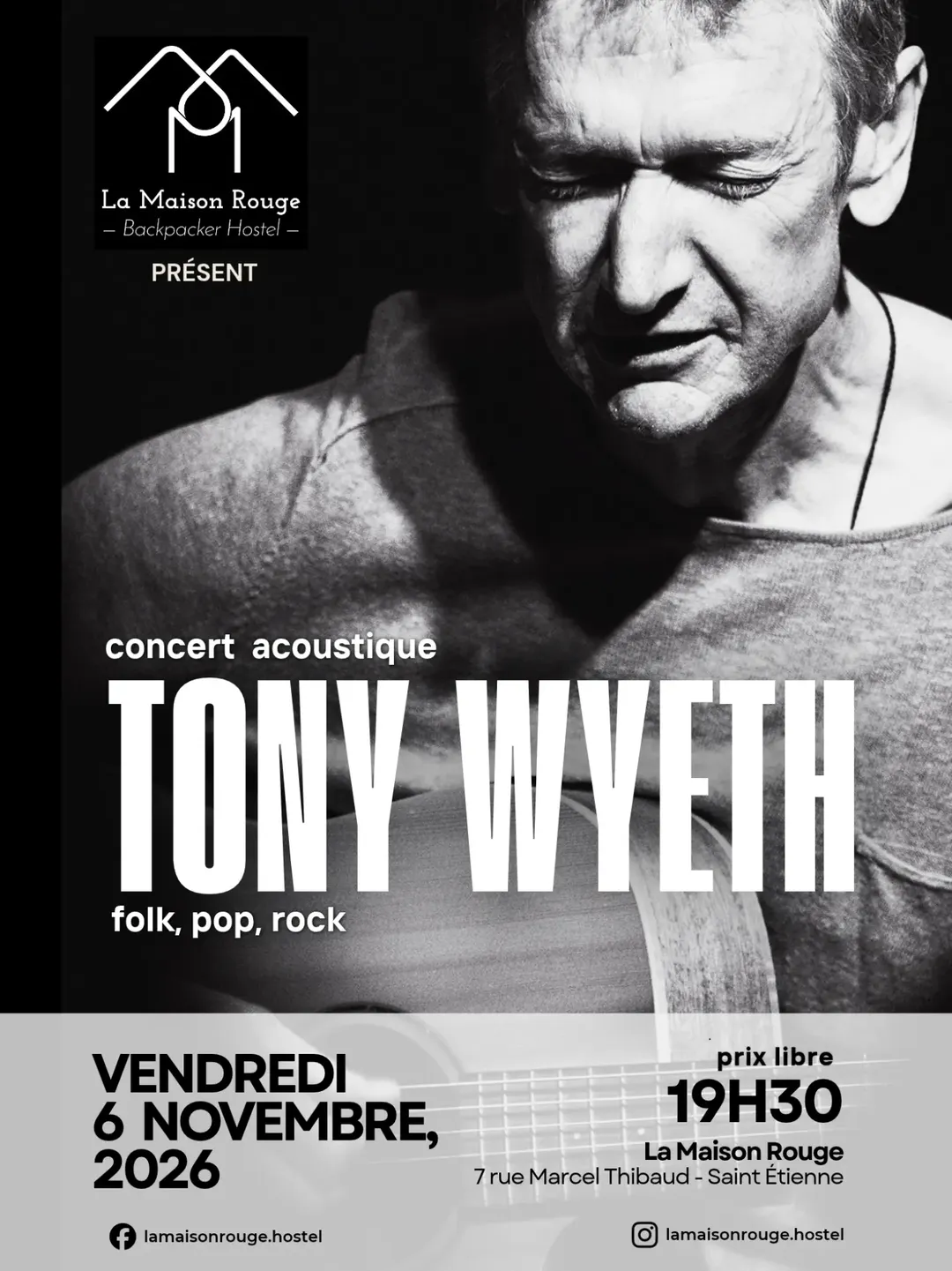 Concert Live Rock @ La Maison Rouge - Backpacker Hostel