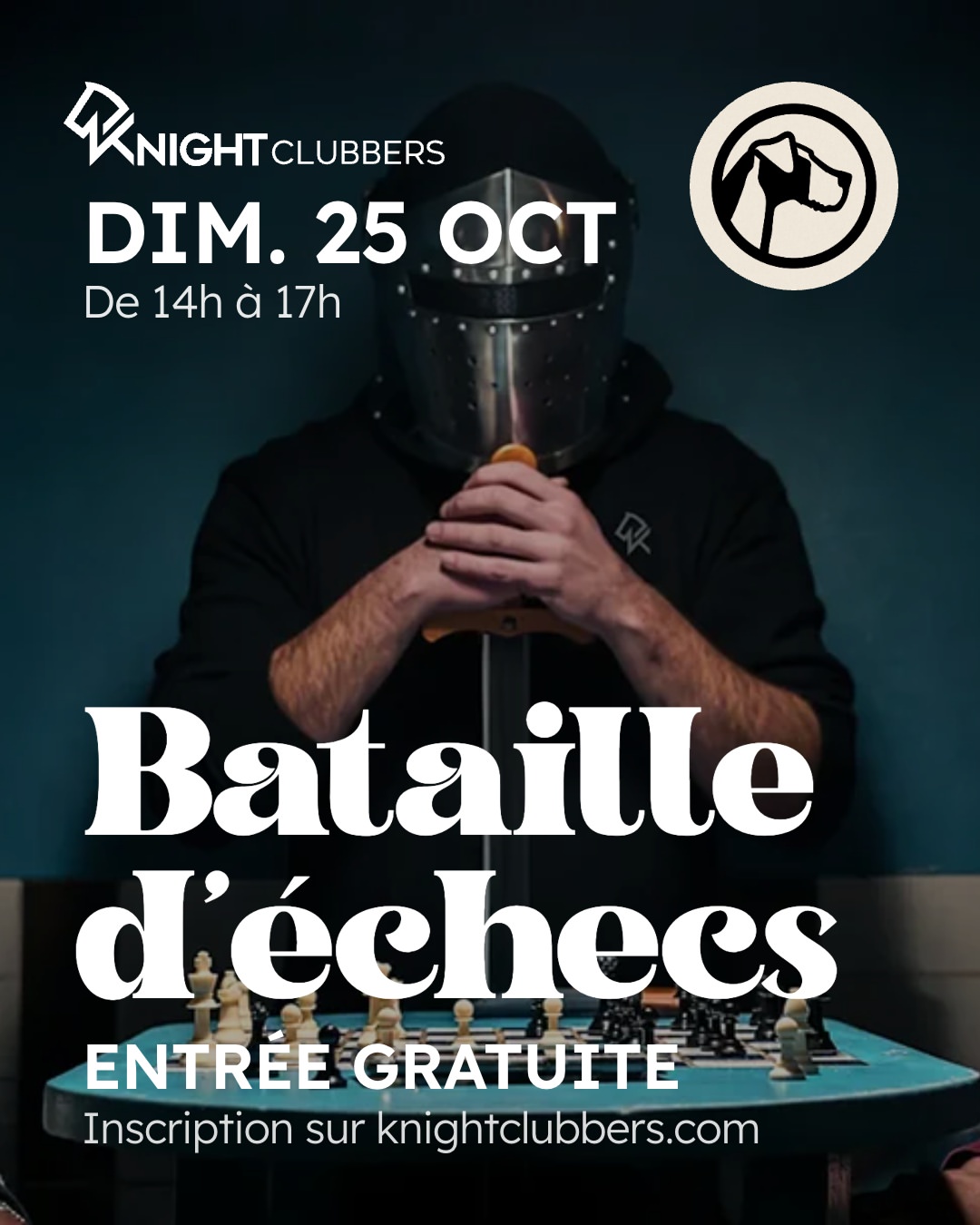 🏰 Rejoins la bataille d'échecs au @clebard_montreuil by @knight_clubbers !