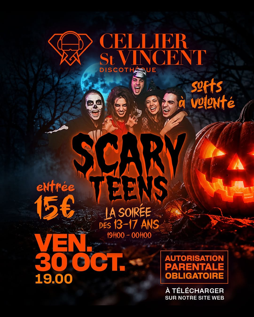 🎃🕷 Scary Teens 👻 — la Nuit la Plus Terrifiante de L’année !