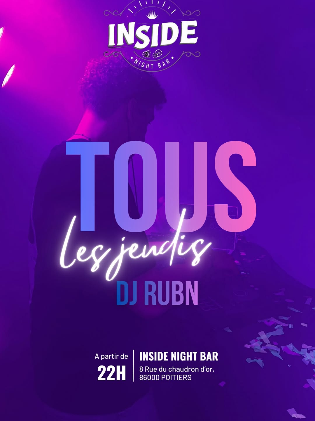 Nouveau DJ au Inside Night Bar !