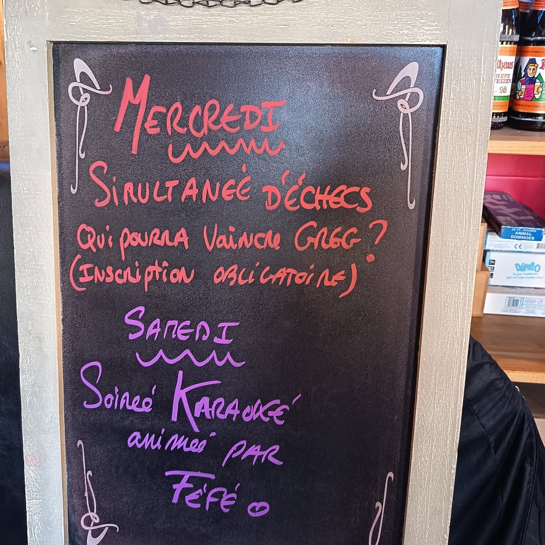 Programme de la semaine