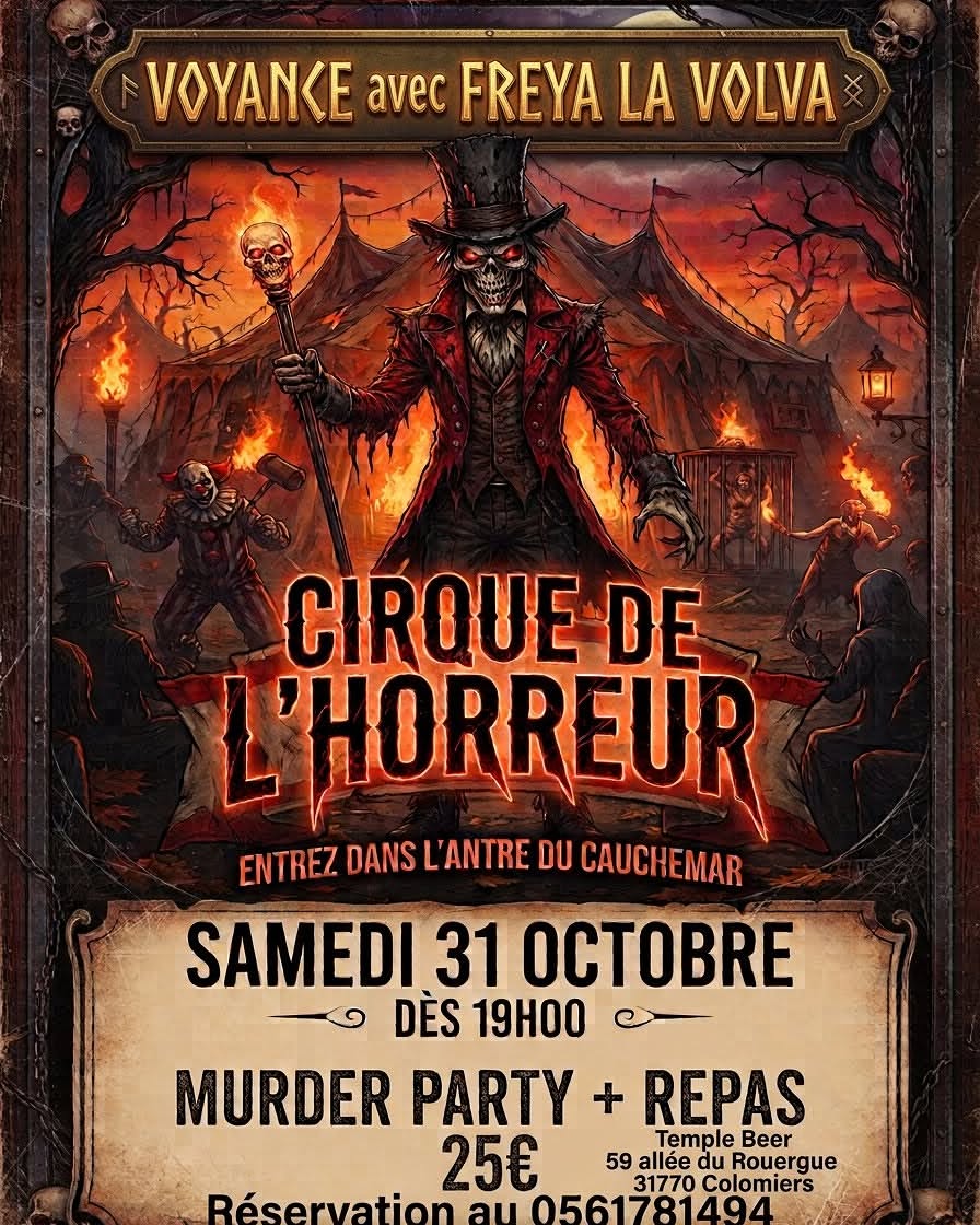 🧟‍♀🎃Soirée HALLOWEEN