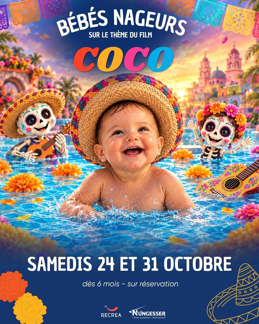 Atelier Bébés Nageurs Thème Coco