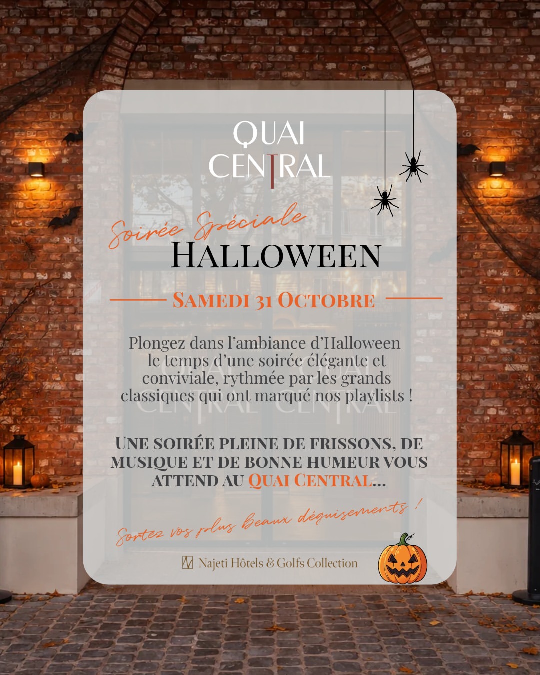 🎃 Une soirée spéciale Halloween vous attend au Quai Central !