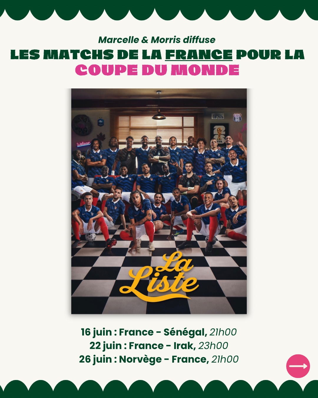 Diffusion Match Coupe du Monde