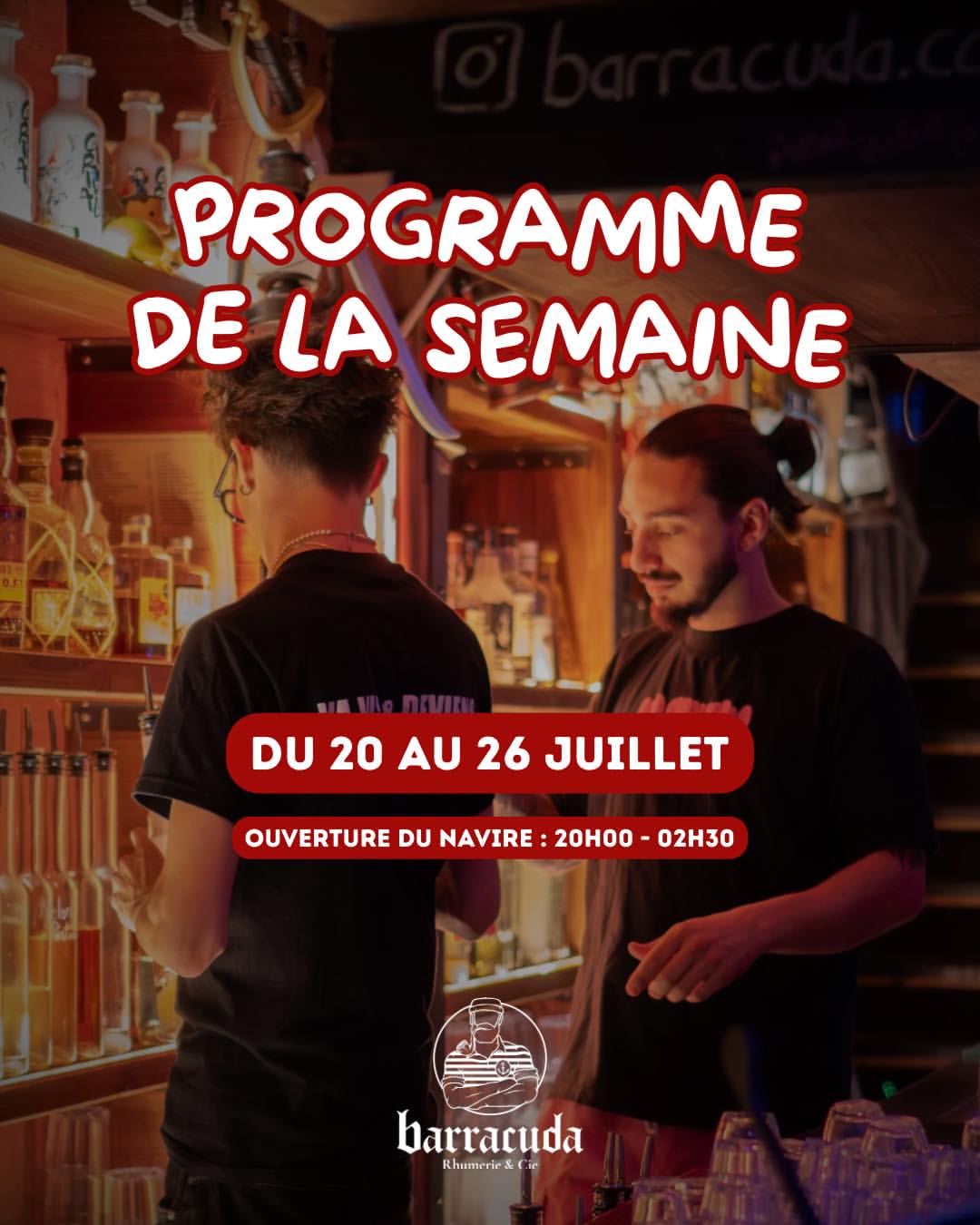 Let’s go pour une nouvelle semaine dans ton bateau préféré 🏴‍☠