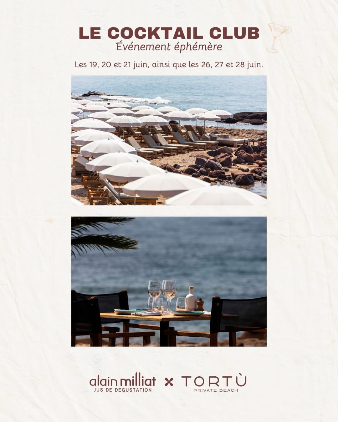 Cocktail Éphémère en Bord de Mer