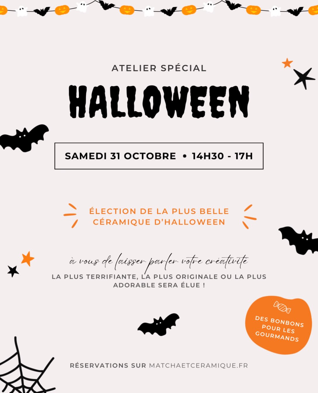 Atelier Spécial Halloween 👻🎃