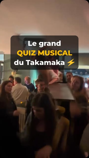 🔊 le Quiz Musical Fait Son Grand Retour au Takamaka ! 🔊