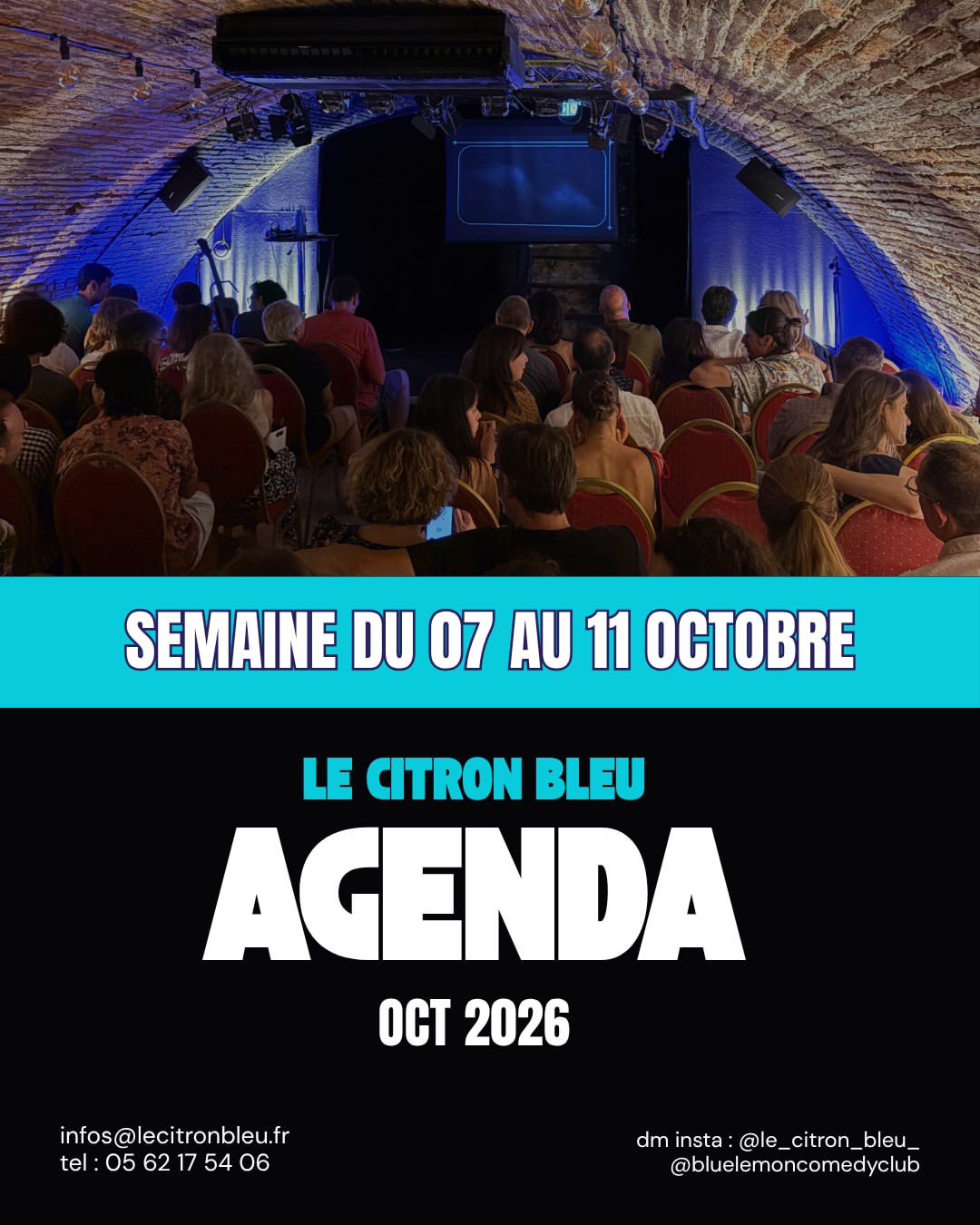 🍋 Cette semaine au Citron Bleu !