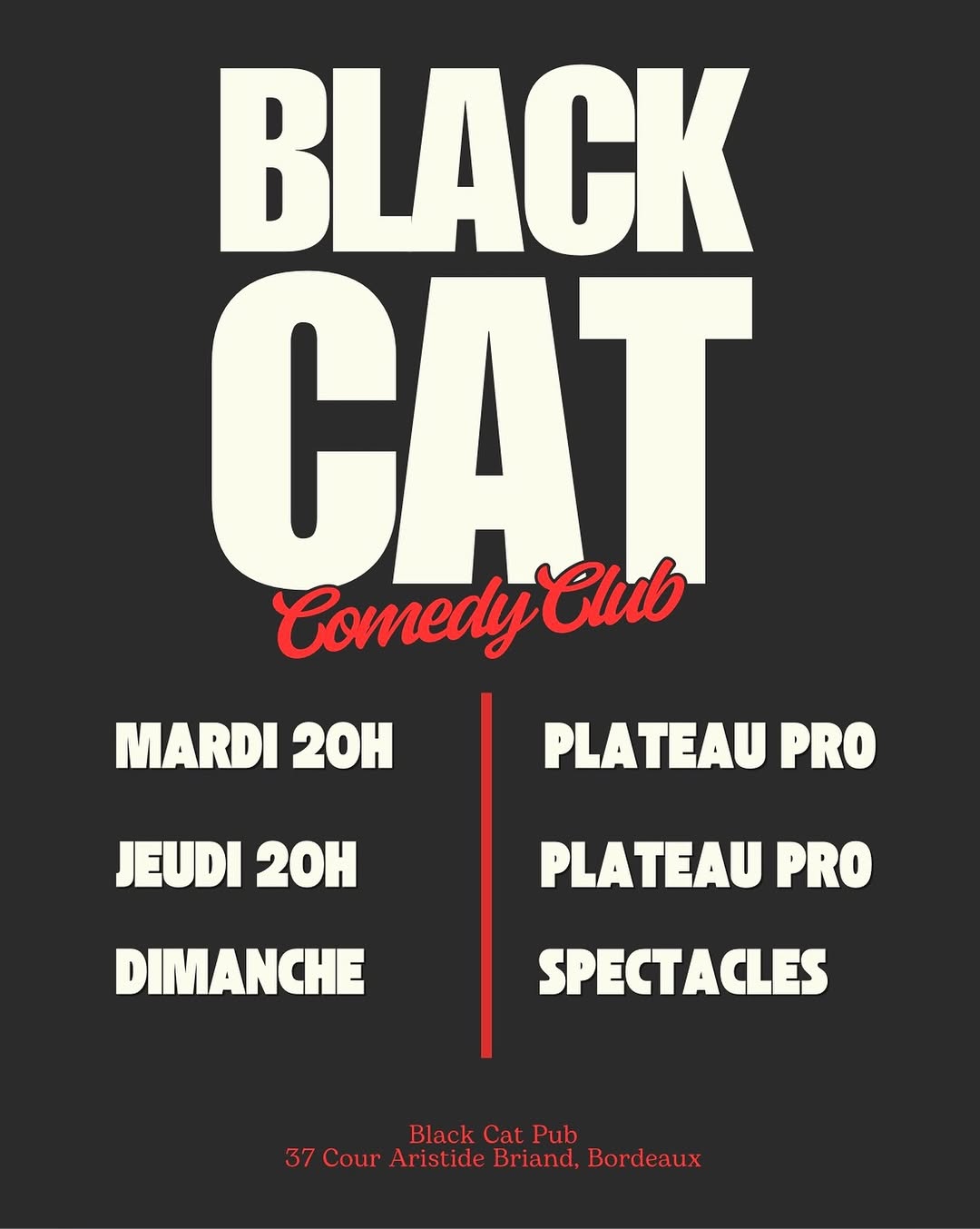 Spectacles et Comedy Club