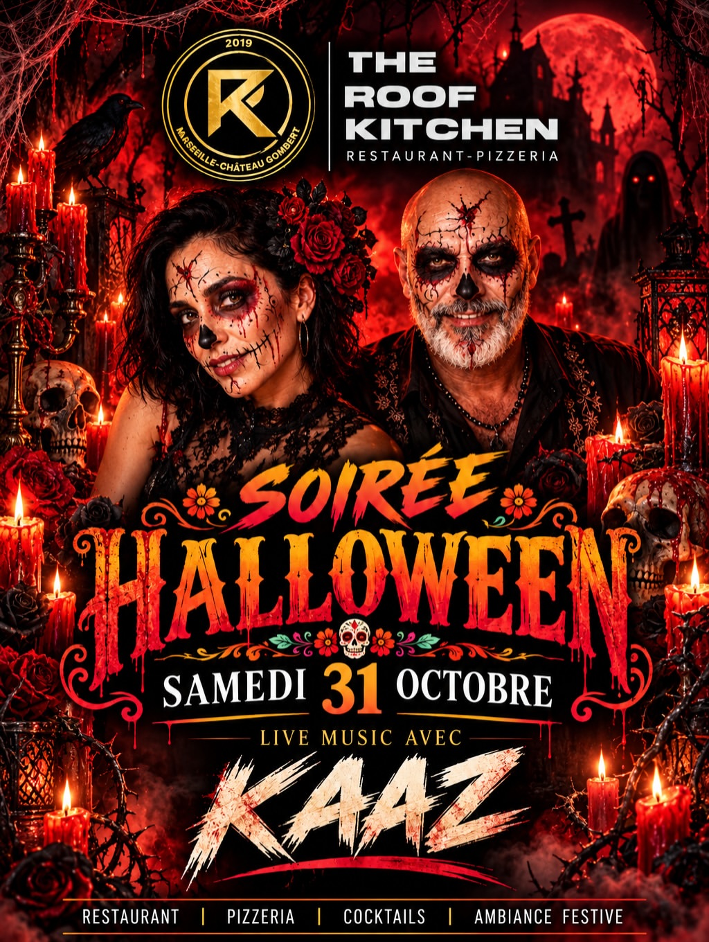 đ Samedi 31 octobre, le RK fĂȘte Halloween avec KAAZ !