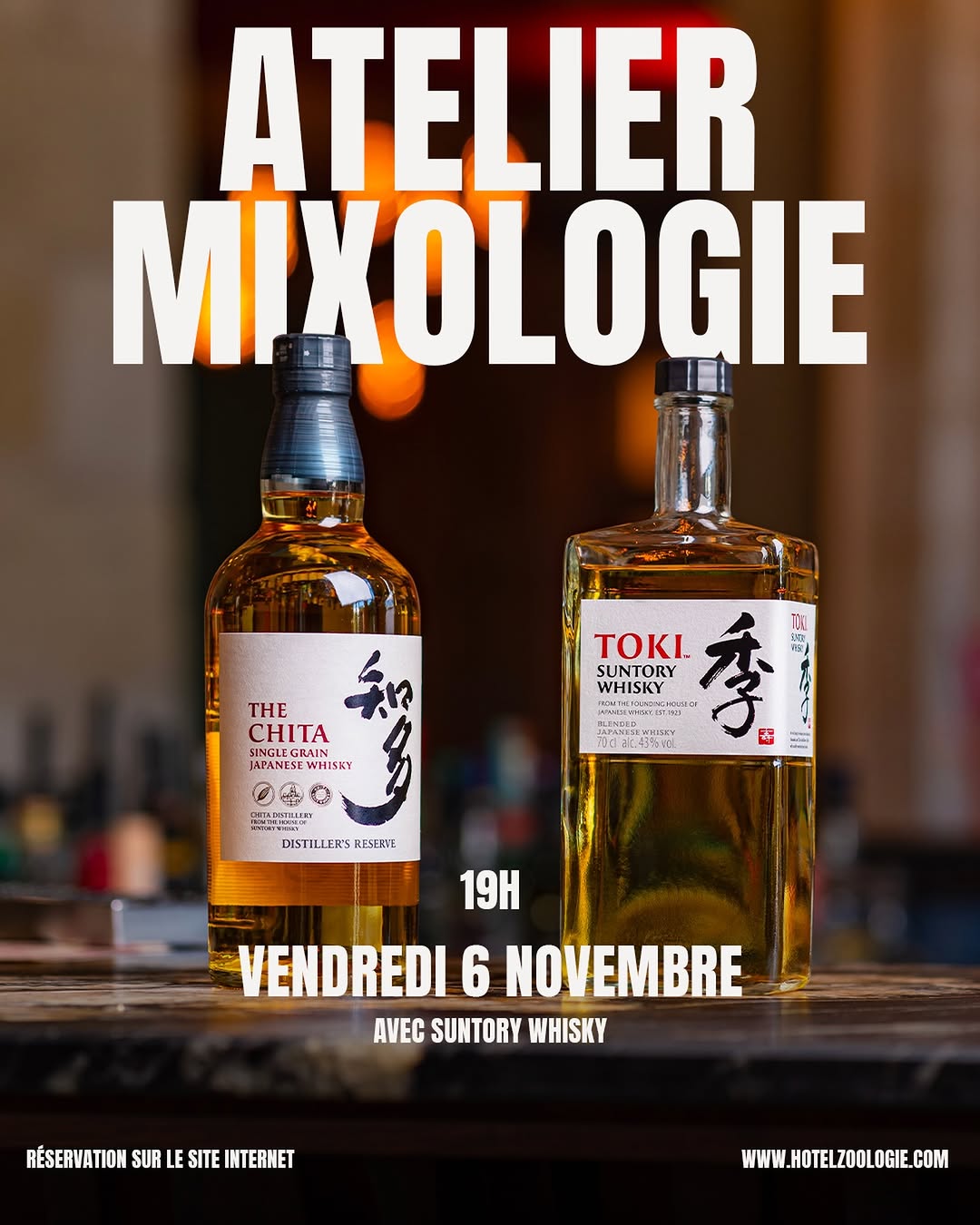 Mix avec suntorywhisky. @ Hôtel La Zoologie