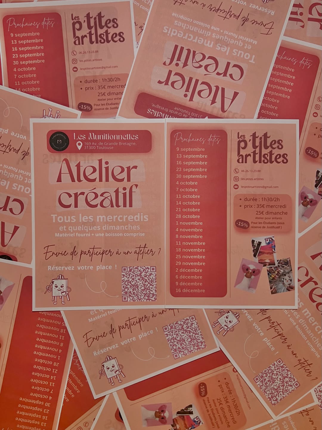 Ça y est… nos ateliers prennent vie 🎨💌