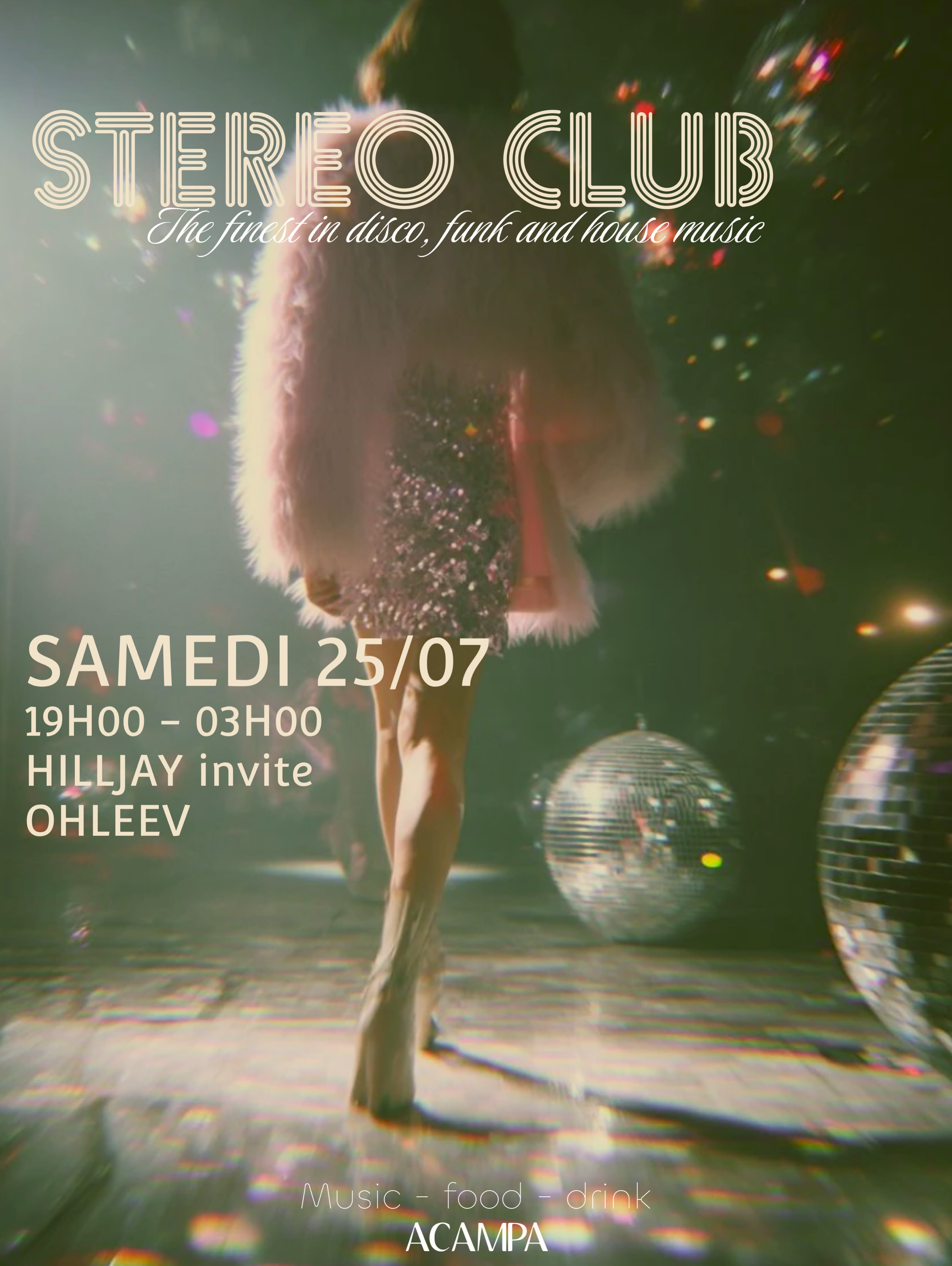 Samedi Soir : Eat And Dance With Stéréo Club