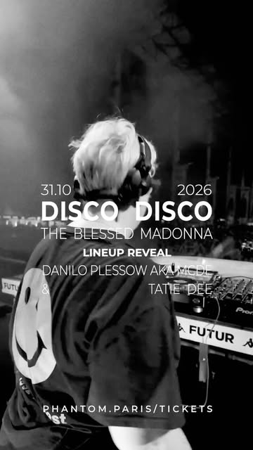Soiree Disco avec The Blessed Madonna