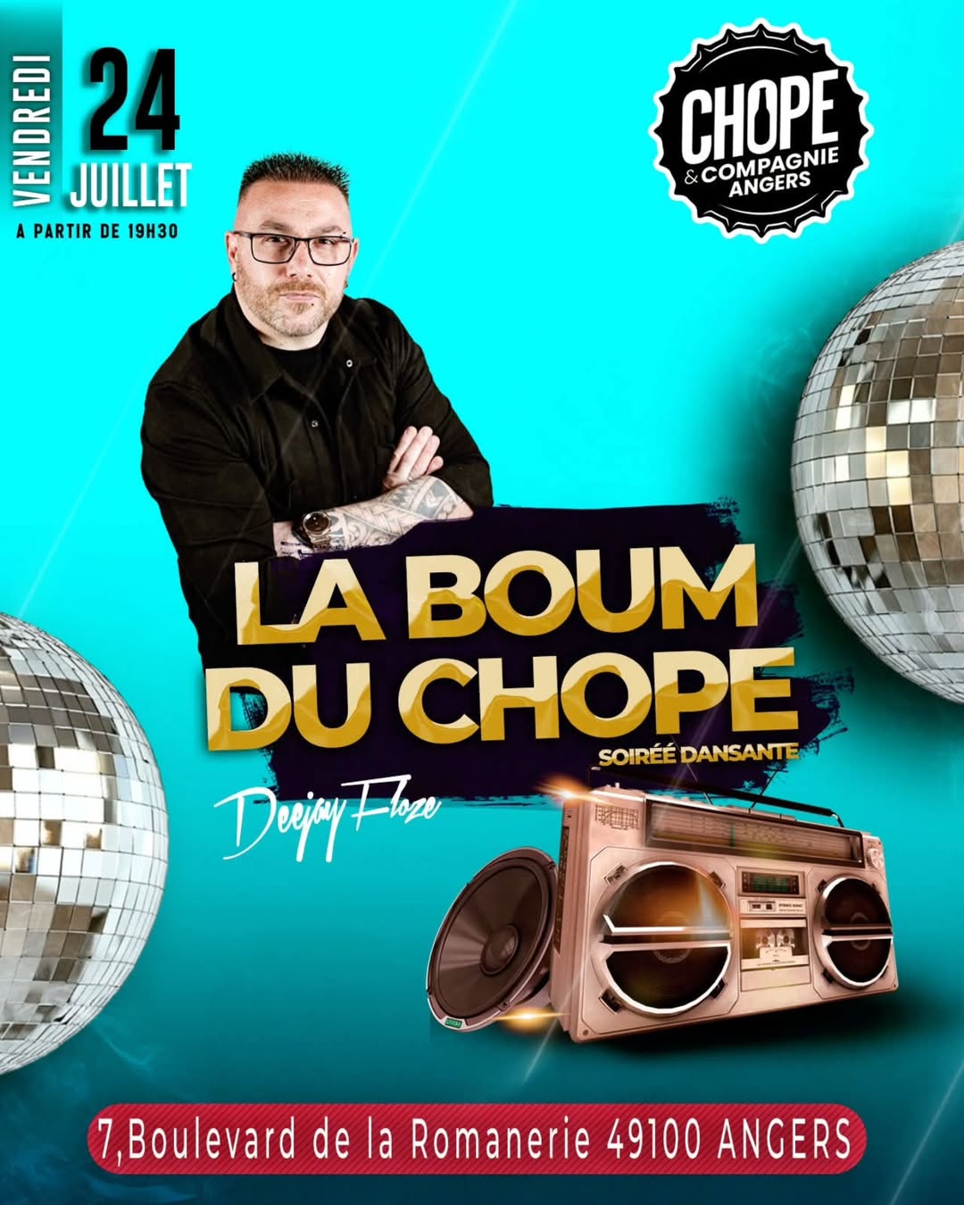 Evenement @ Chope et Compagnie Angers