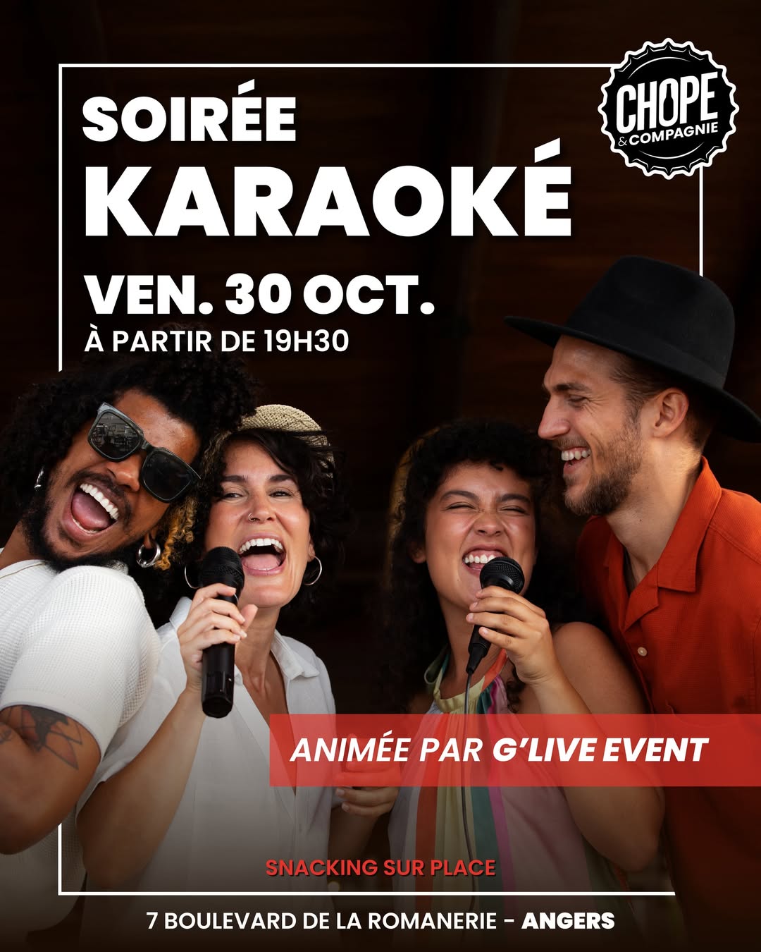 Live @ Chope et Compagnie Angers