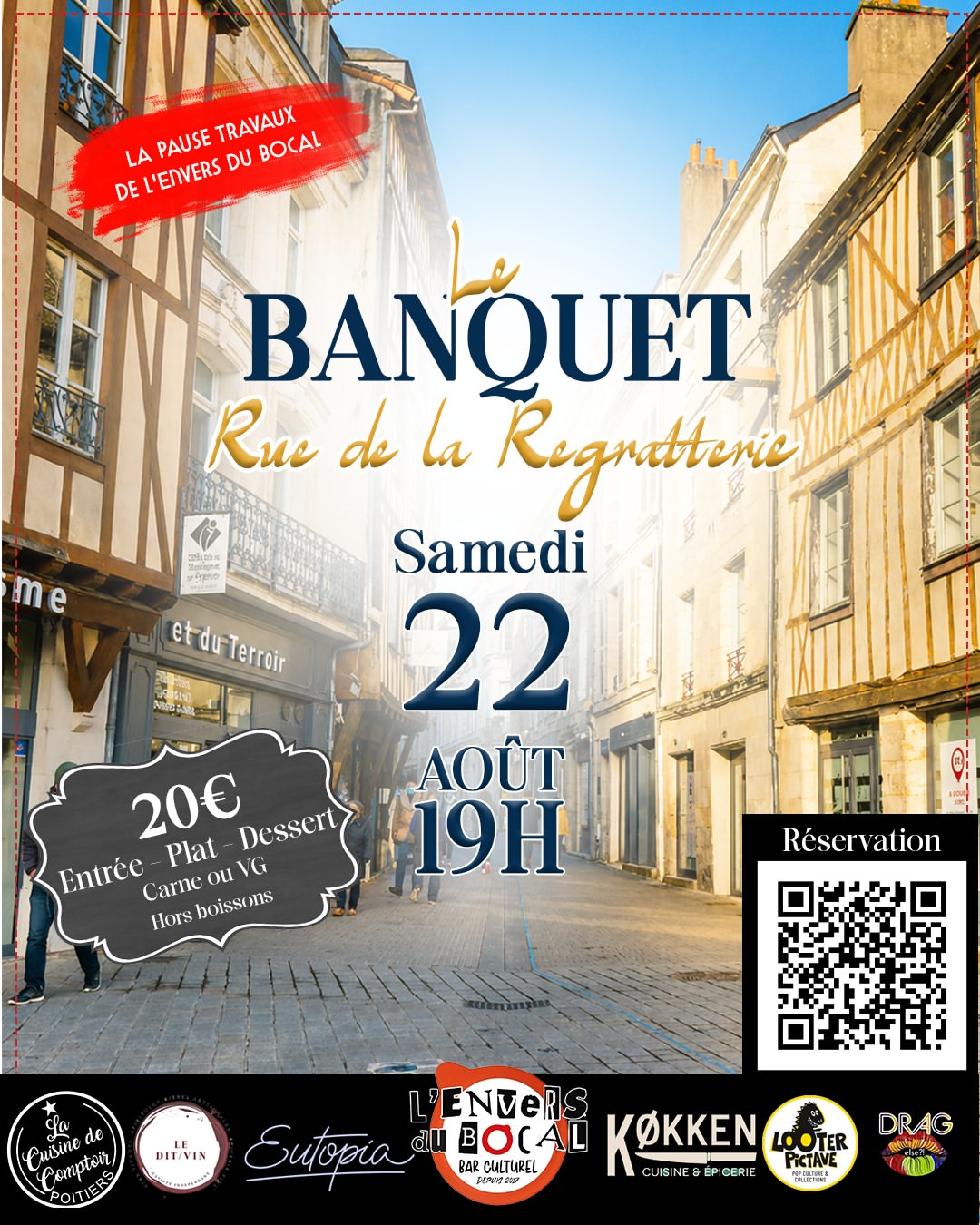 đ Pause chantier Ă l'Envers du Bocal â place au banquet et Ă la fĂȘte !