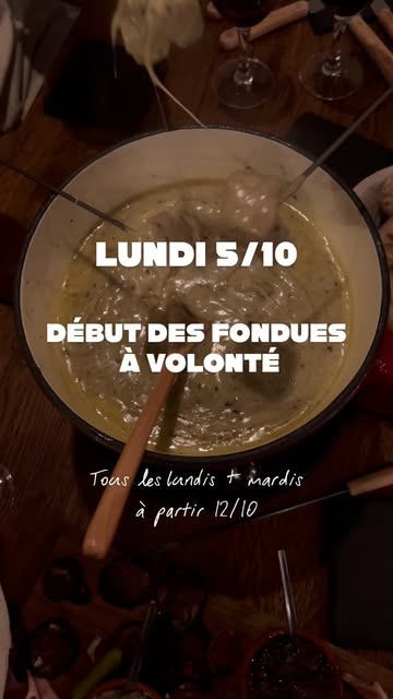 La Fondue À Volonté Arriiiiive 🫕