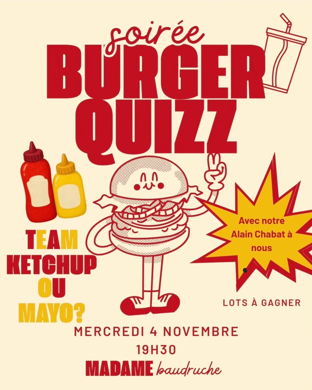 🍔 Soirée Burger Quizzz ! 🍔
