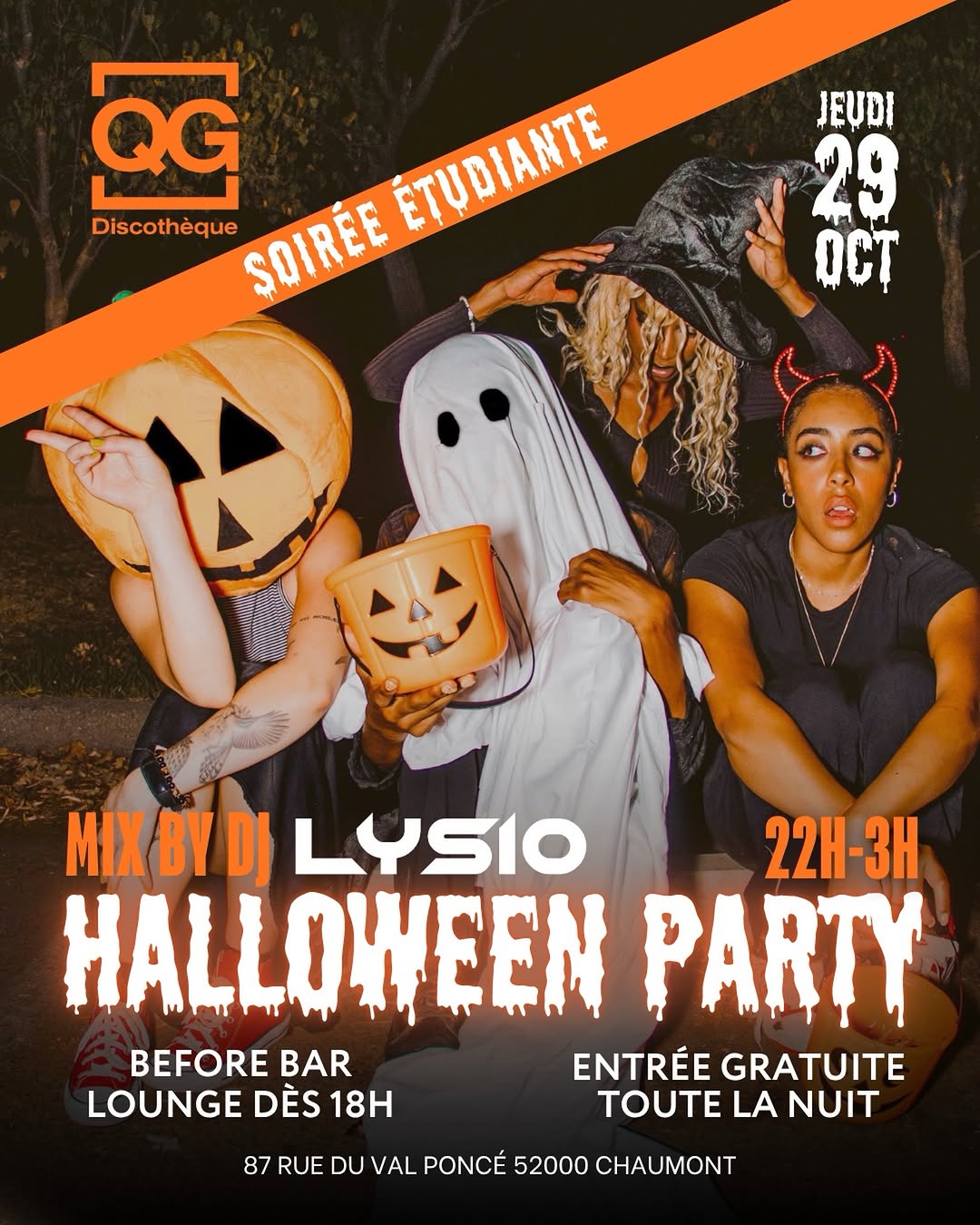 🎃 Halloween Partyyy Spécial Soirée Étudiante🎃